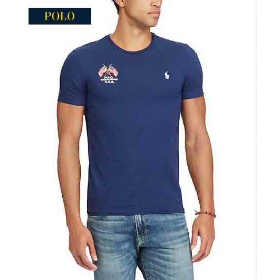 Polo Round Neck Men T Shirt 074